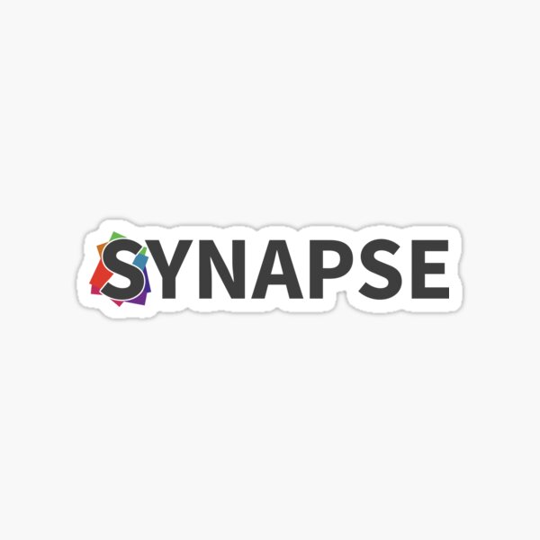 Nostalgic Logo, Black Sticker for Sale by synsoftworks