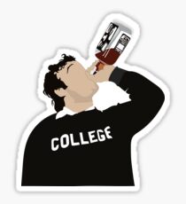 John Belushi College Sticker