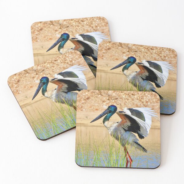 Item preview, Jabiru Black-necked Stork stretch  designed and sold by Mark Grimsley.