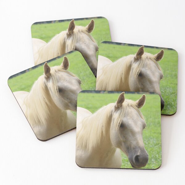 Item preview, White Stallion Horse Portrait  designed and sold by Sonya Umble.