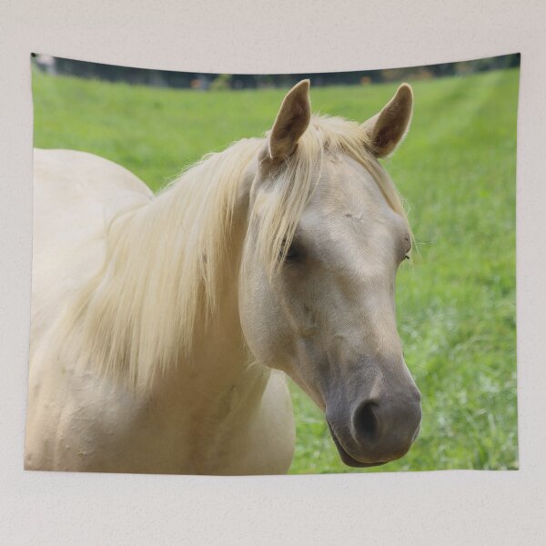 Item preview, White Stallion Horse Portrait  designed and sold by Sonya Umble.