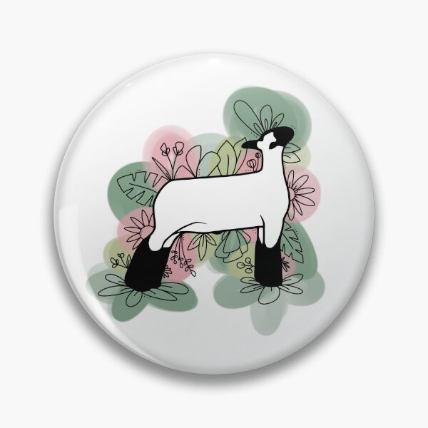 Item preview, Floral Show Lamb designed and sold by CALFinatedAg.