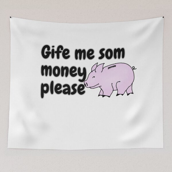 Item preview, funny t shirt,give me some money please,piggy bank designed and sold by Sujinthaiart.