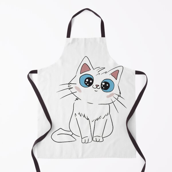 Item preview, white cat designed and sold by imae27.