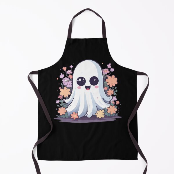 Item preview, Kawaii Floral Halloween Ghost designed and sold by Ridaelb.