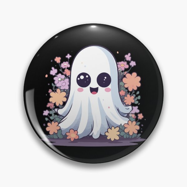 Item preview, Kawaii Floral Halloween Ghost designed and sold by Ridaelb.