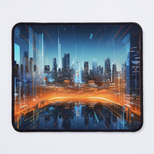 Item preview, Binary Skies: Infinitum Metropolis designed and sold by xaoslogic.