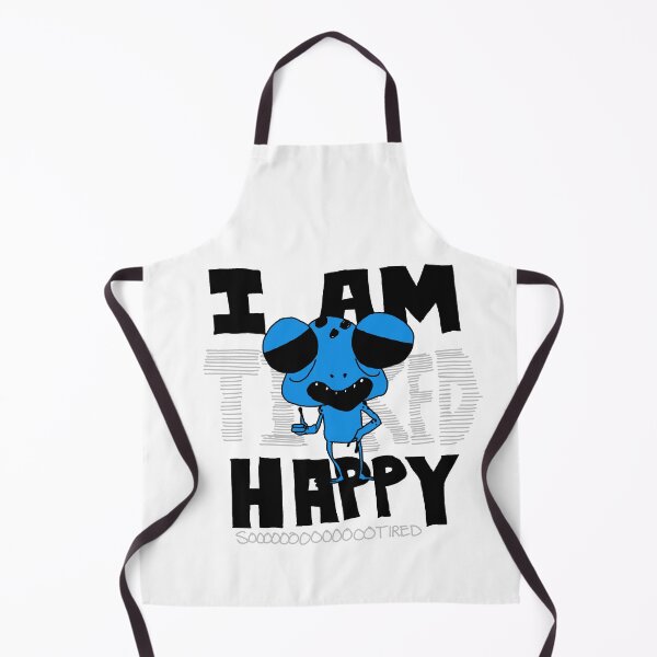 Item preview, I am happy (i am tired, sooo tired) designed and sold by Tschusschfrosch.