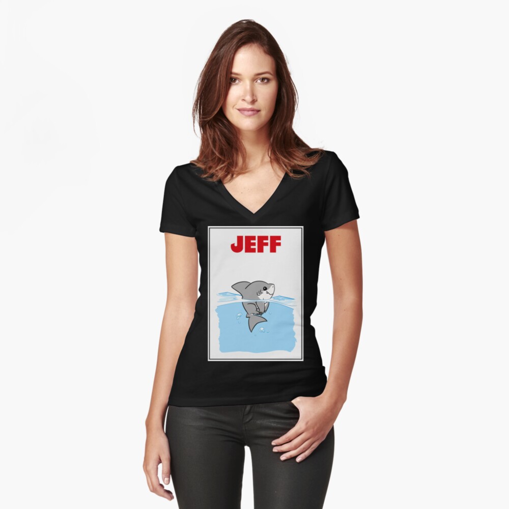Item preview, Fitted V-Neck T-Shirt designed and sold by SammyReynolds.