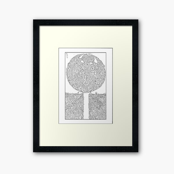 Anfractuous Piacularity #XXIII Framed Art Print