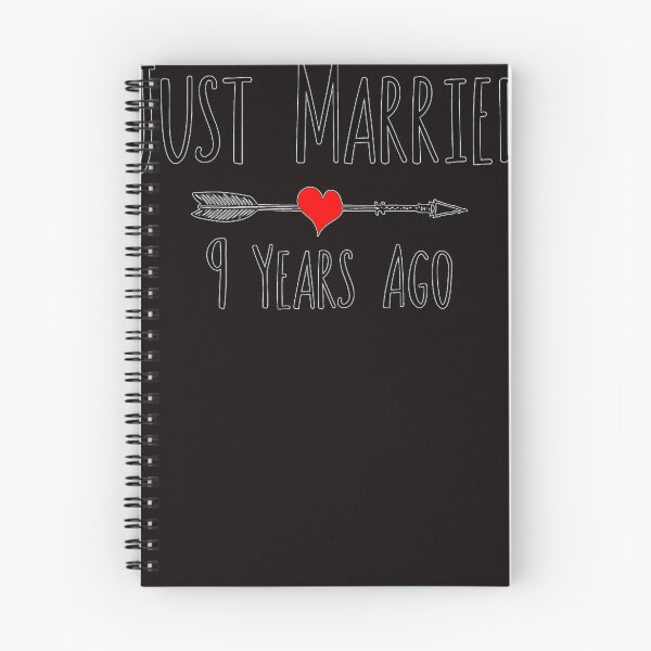 Item preview, Just Married 9 Years Ago designed and sold by SloaneHenson.