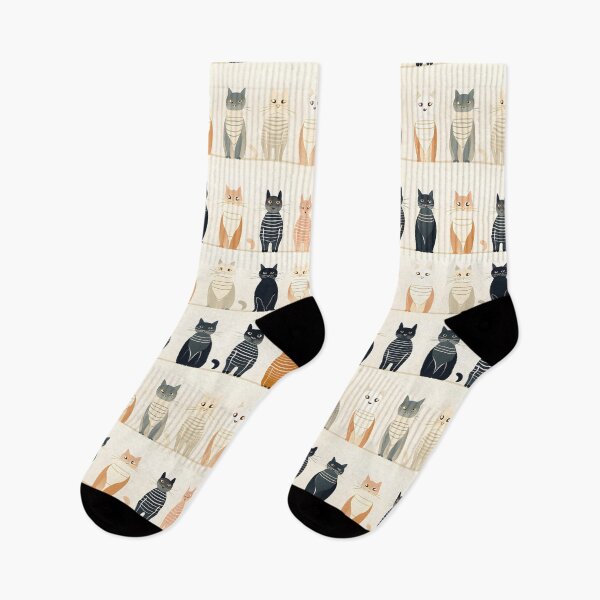 Item preview, Adorable Cat Artistry Seamless Pattern designed and sold by AlienSkinEyes.