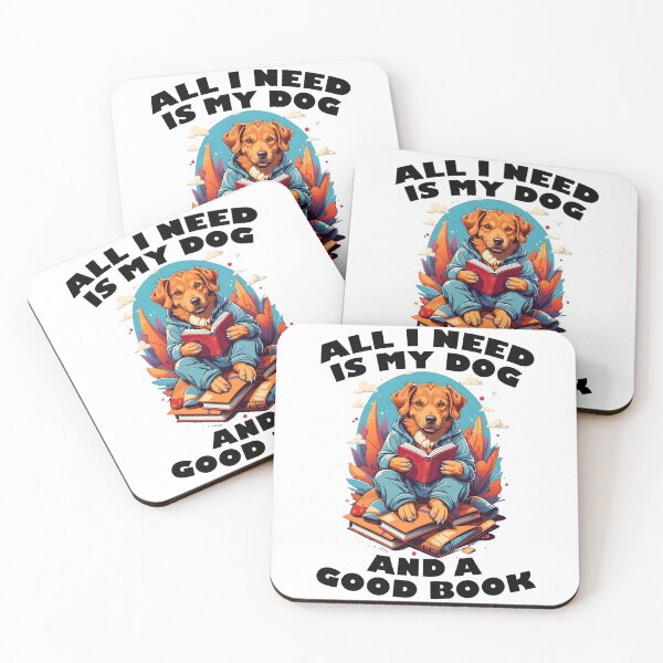 Item preview, All I need is my dog and a good book designed and sold by UltimateWorld.