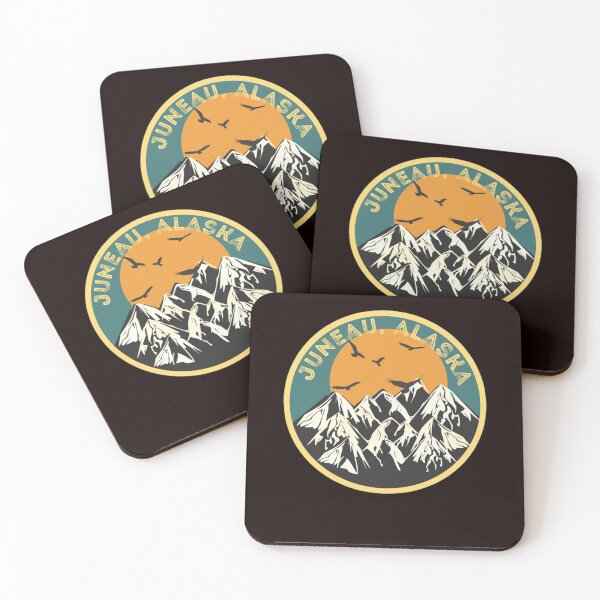Item preview, Juneau Alaska Mountains Retro Vintage designed and sold by LAURESULLIVAN.