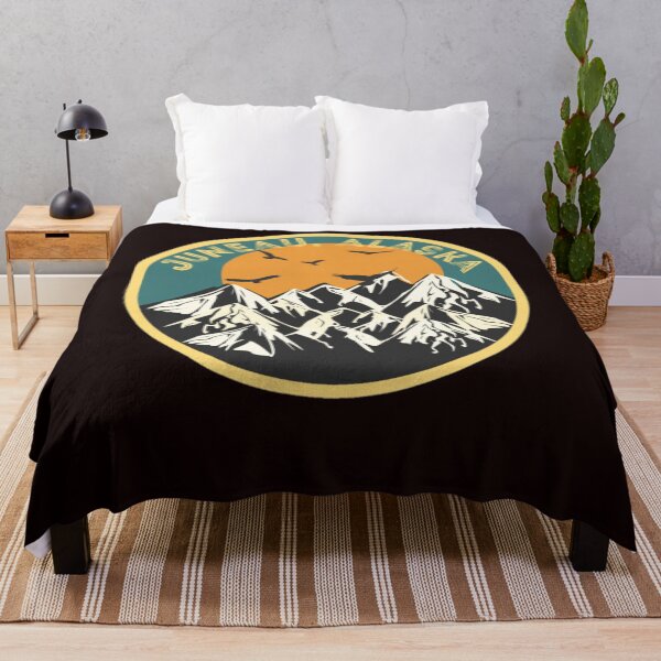 Item preview, Juneau Alaska Mountains Retro Vintage designed and sold by LAURESULLIVAN.
