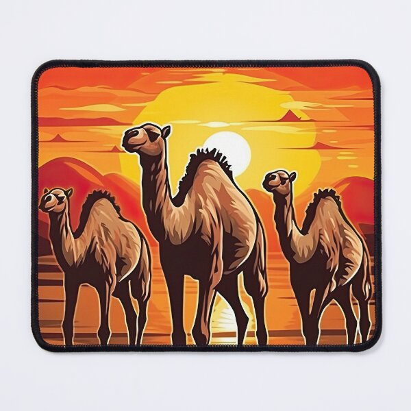 Item preview, Beautiful view of the desert with camels designed and sold by abmkf.
