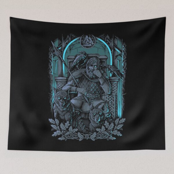 Item preview, Valhalla Odin Viking Pagan Norse Mythology designed and sold by dylan-arias.