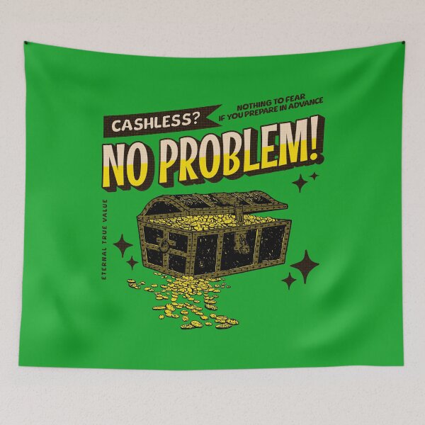 Item preview, Cashless? No Problem! designed and sold by HaileyLow.