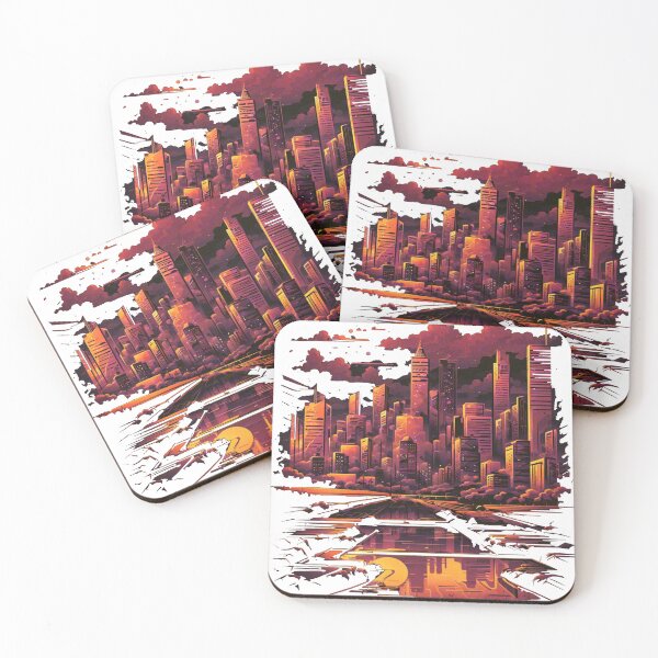 Item preview, Cityscape with bright lights. designed and sold by GSAJD.