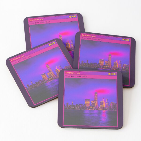 Item preview, Synthwave Aesthetic City. designed and sold by soulfulprintss8.