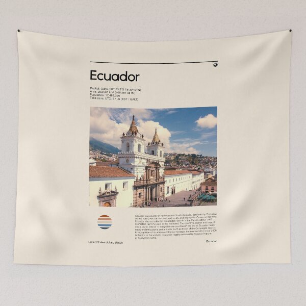 Item preview, Visit Ecuador (Travel poster) designed and sold by RabbitK.