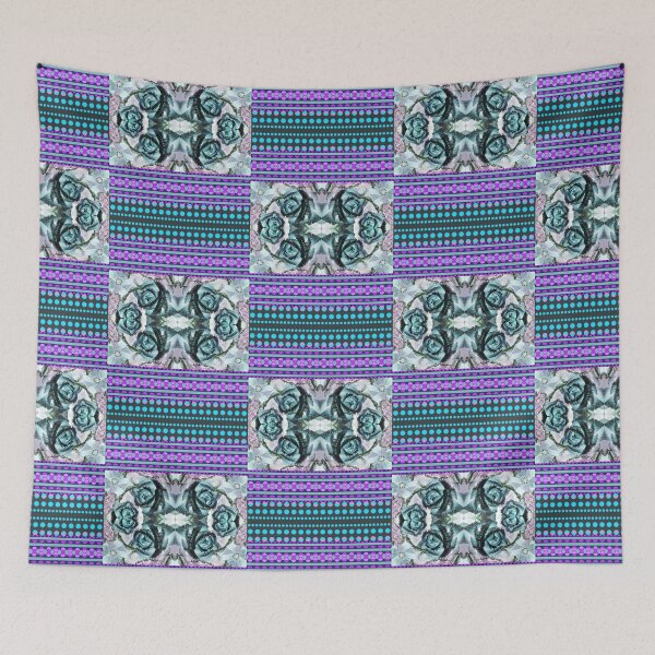 Item preview, lilac tribal floral aura awakening designed and sold by HARSHINI maheshwaram Label.