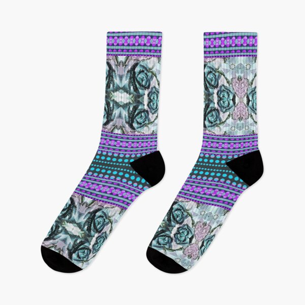 Item preview, lilac tribal floral aura awakening designed and sold by HARSHINI maheshwaram Label.