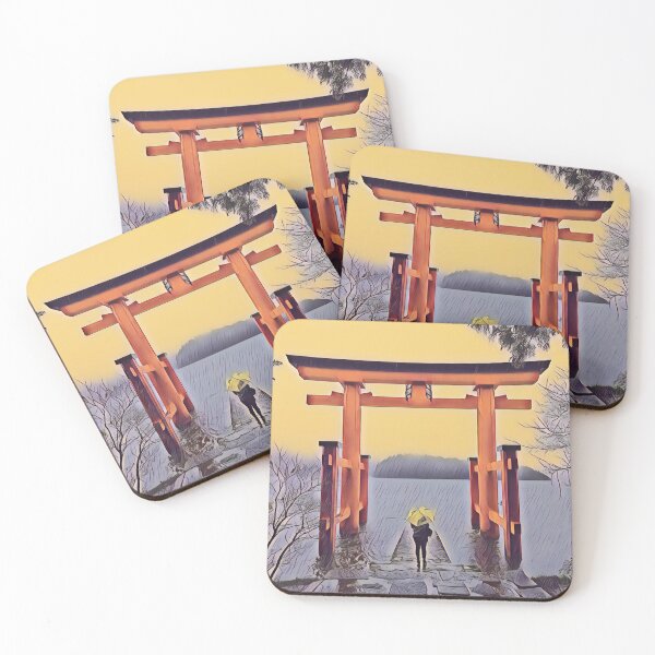 Item preview, Torri Gate of Lake Ashi designed and sold by My Adventurous Sides Artwork.