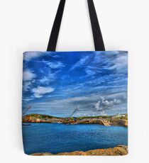 Braye Harbour, Alderney Tote Bag