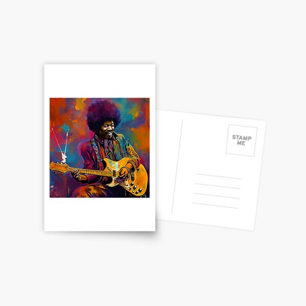 Artikel-Vorschau von Jimi Hendrix – Die Gitarre neu erfinden #1, designt und verkauft von Psychedelic Shack.