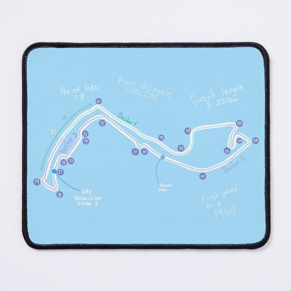 Item preview, Circuit of Monaco map designed and sold by Diana Moreno.