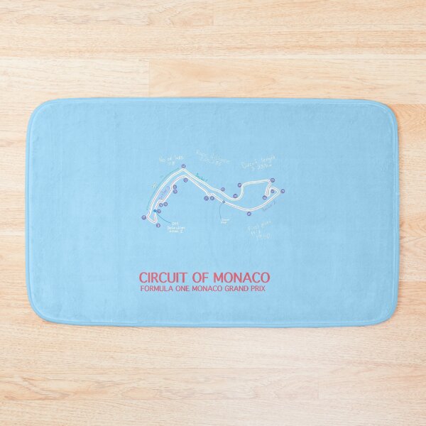 Item preview, Circuit of Monaco map designed and sold by Diana Moreno.