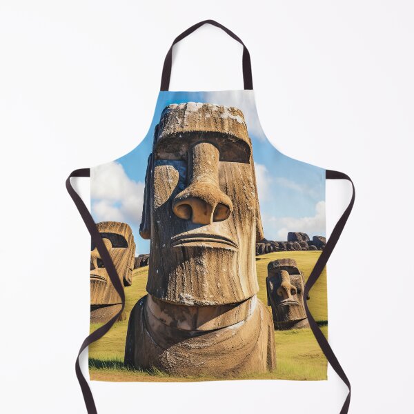 Item preview, Easter island large stone faces designed and sold by abmkf.