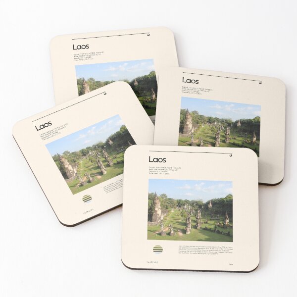 Item preview, Visit Laos (Travel poster) designed and sold by RabbitK.