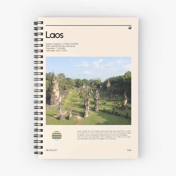 Item preview, Visit Laos (Travel poster) designed and sold by RabbitK.