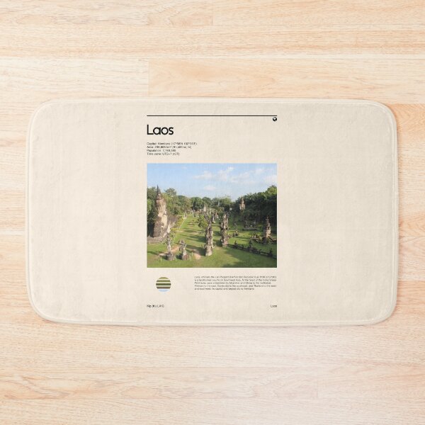 Item preview, Visit Laos (Travel poster) designed and sold by RabbitK.