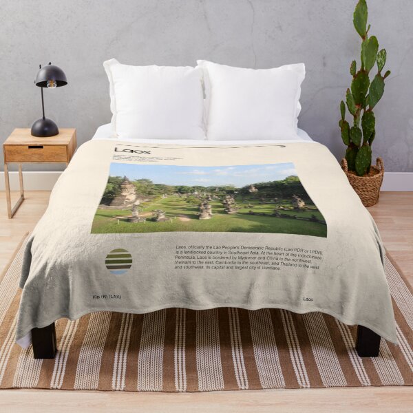 Item preview, Visit Laos (Travel poster) designed and sold by RabbitK.