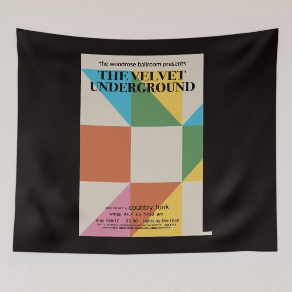 Item preview, Velvet Underground Vintage 1960s woodrose ballroom Promo Poster  designed and sold by MELANIEPRICKETT.
