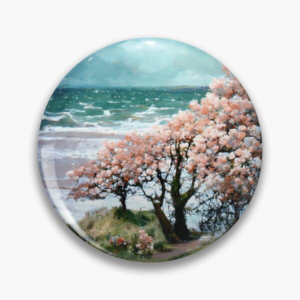 Item preview, Blooming Tree On An Irish Beach 	 		 designed and sold by vchrrmnbnql51.