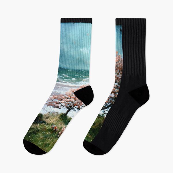 Item preview, Blooming Tree On An Irish Beach 	 		 designed and sold by vchrrmnbnql51.