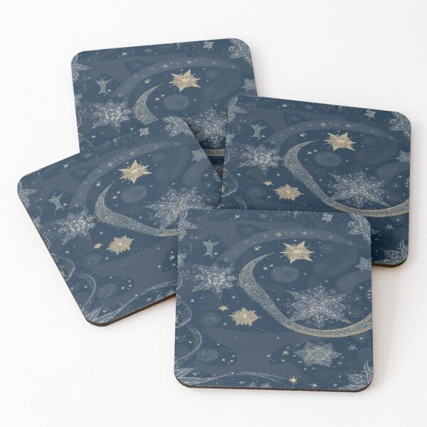 Item preview, starry Night Skies: Cosmic Ships and Refracted Patterns designed and sold by AFUNARTZ.