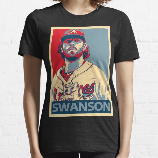 Atlanta Braves T-Shirt, Dansby Swanson #7 Red T-Shirt