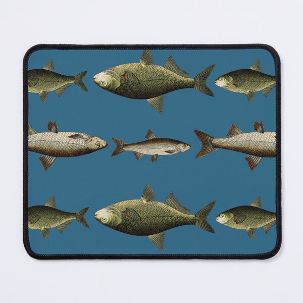 Item preview, Something Smells a Bit Fishy Repetetive Retro Vintage Seamless Pattern Nature Biodiversity designed and sold by marie-inks.