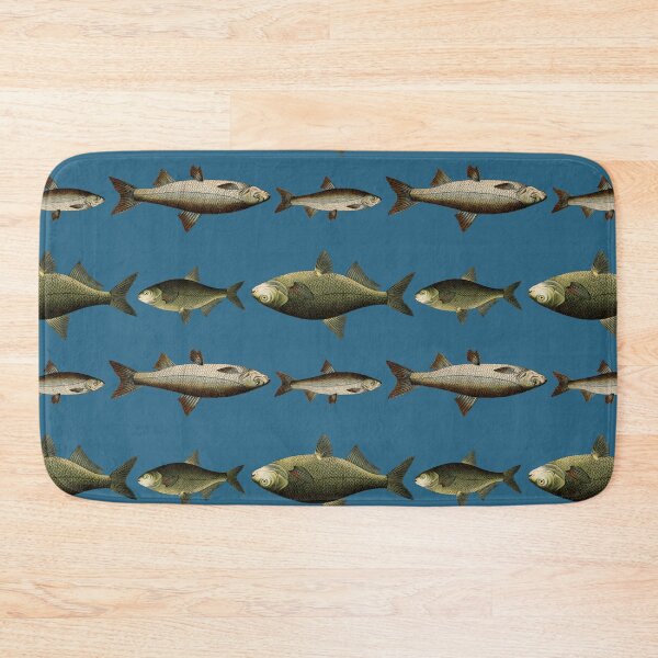 Item preview, Something Smells a Bit Fishy Repetetive Retro Vintage Seamless Pattern Nature Biodiversity designed and sold by marie-inks.