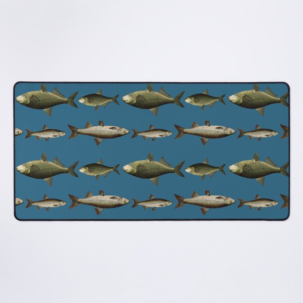 Item preview, Something Smells a Bit Fishy Repetetive Retro Vintage Seamless Pattern Nature Biodiversity designed and sold by marie-inks.