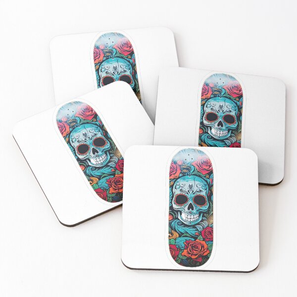 Item preview, Painted skull on chalkboard designed and sold by abmkf.