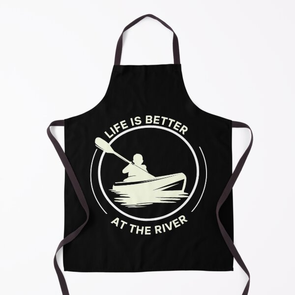 Item preview, Life is better at the river designed and sold by ThreadmyCanvas.