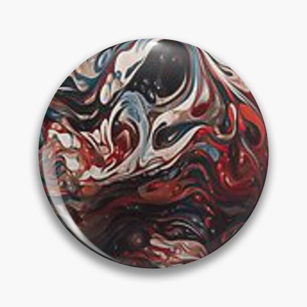 Item preview, "The Bloke's Abstract Symphony: Swirls in Marble, White, Black, and Red" designed and sold by WhiteWolfe0127.