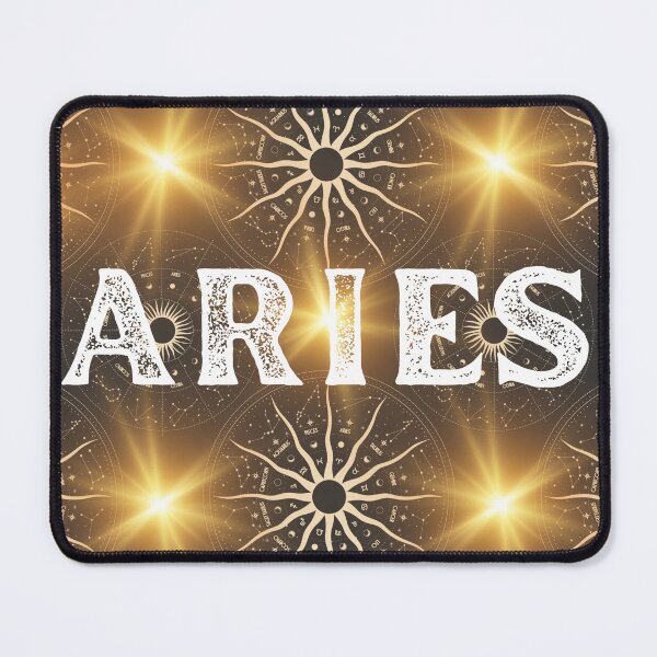 Item preview, Cosmic Golden Shine Aries designed and sold by MysticZodiac.