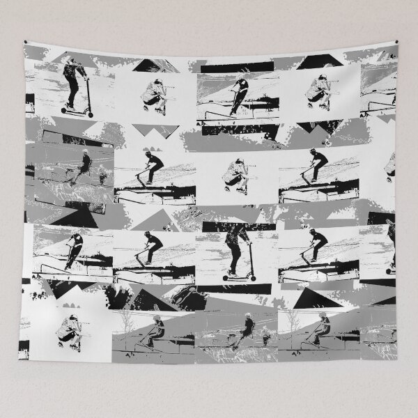 Item preview, Lets Scoot Around - Stunt Scooter Rider designed and sold by NaturePrints.